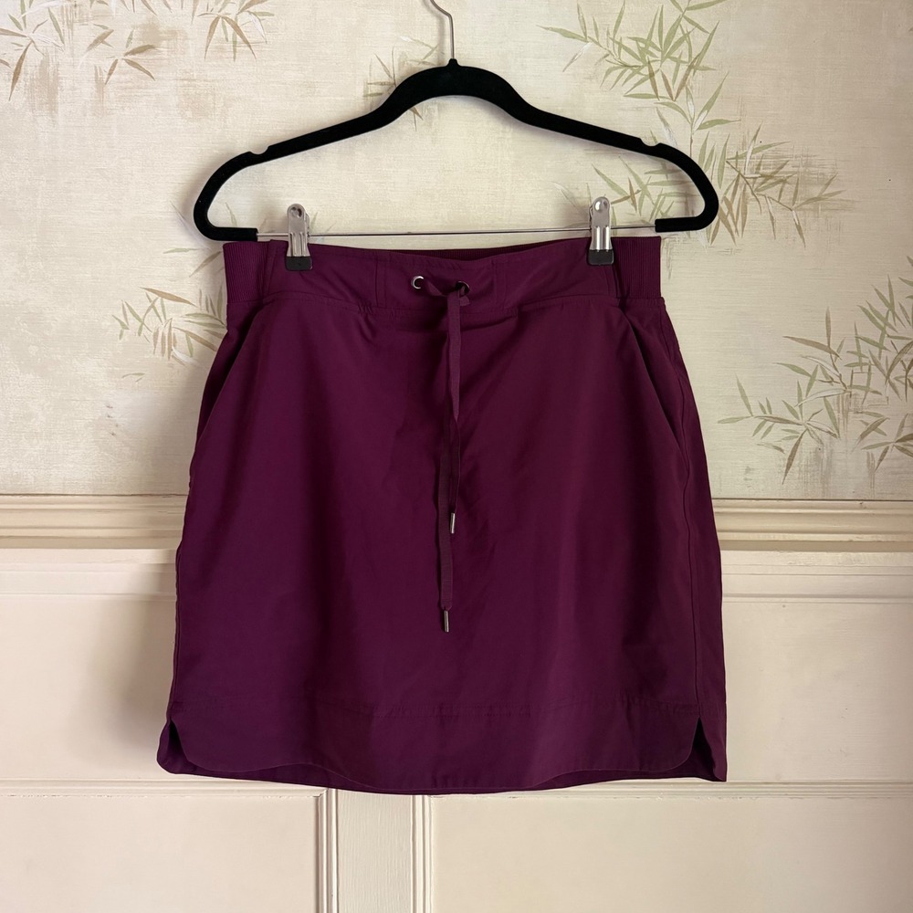 Athleta Skort Plum Purple Activewear Golf Hiking Skirt Womens 8T Tall